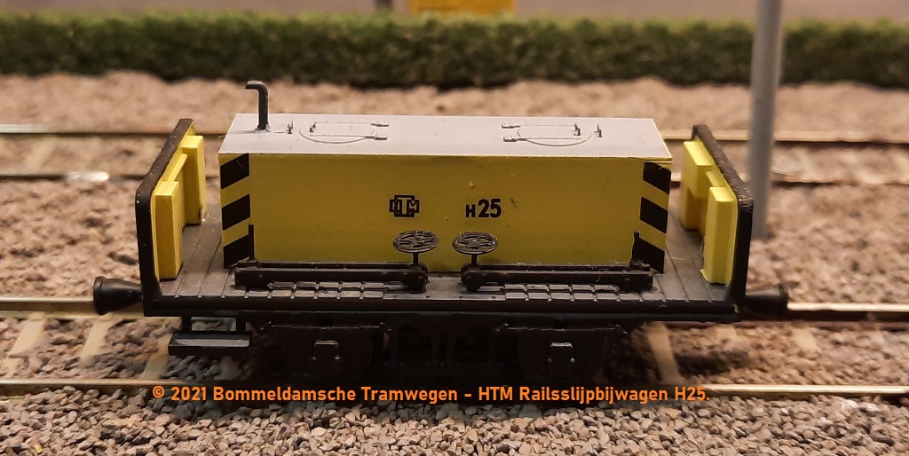 HTM Railsslijpbijwagen H25 by WeKraTrams